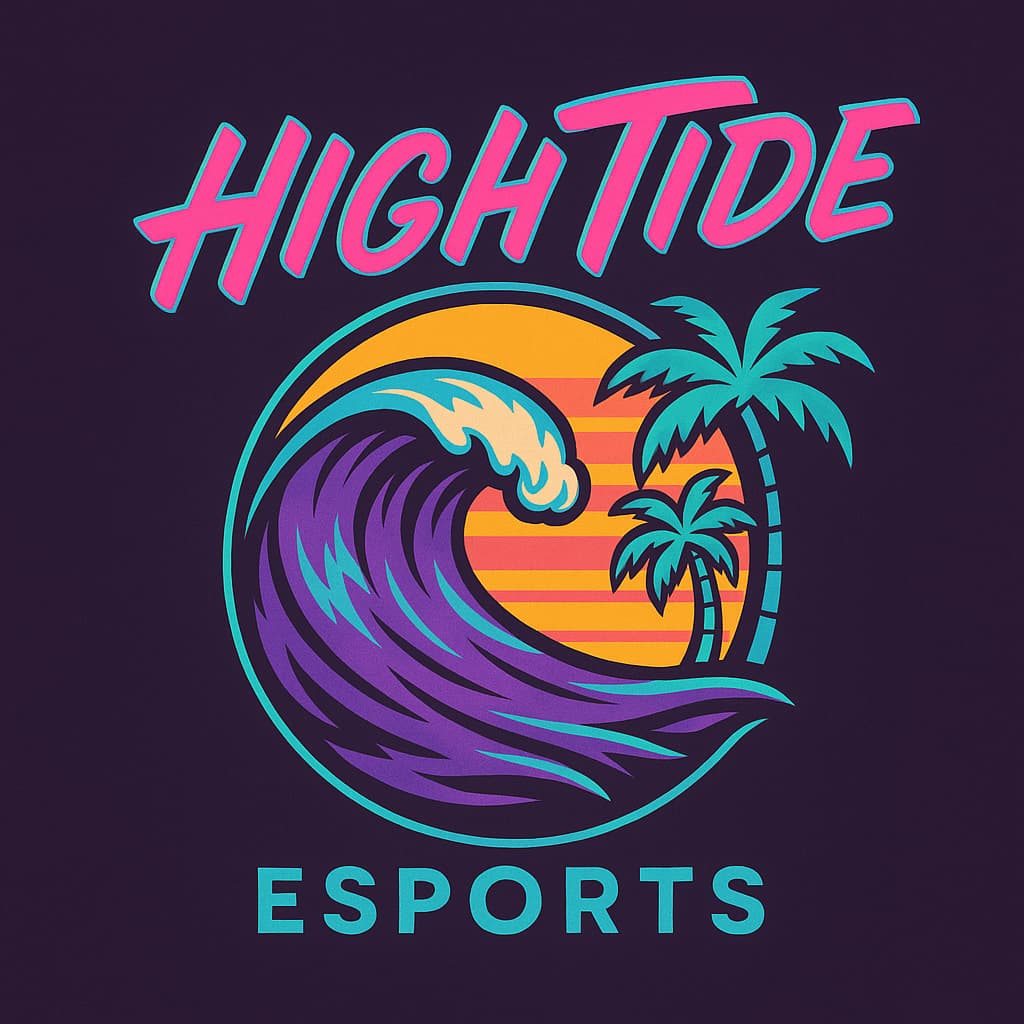 High Tide - Custom esports logo created for High Tide gaming channel