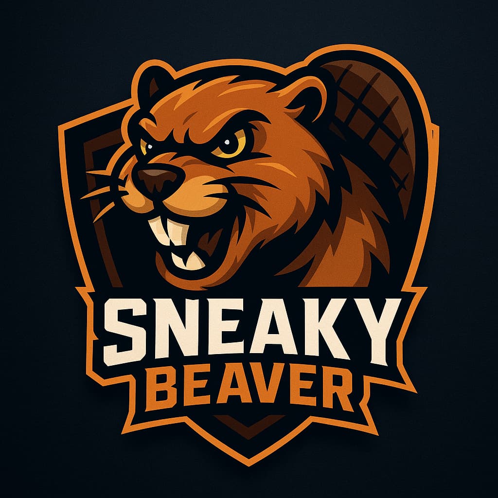 Sneaky Beaver - Custom esports logo created for Sneaky Beaver gaming channel